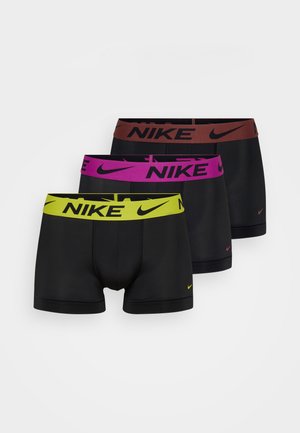 TRUNK 3 PACK - Úzké boxerky - black/volt/game royal/burgundy