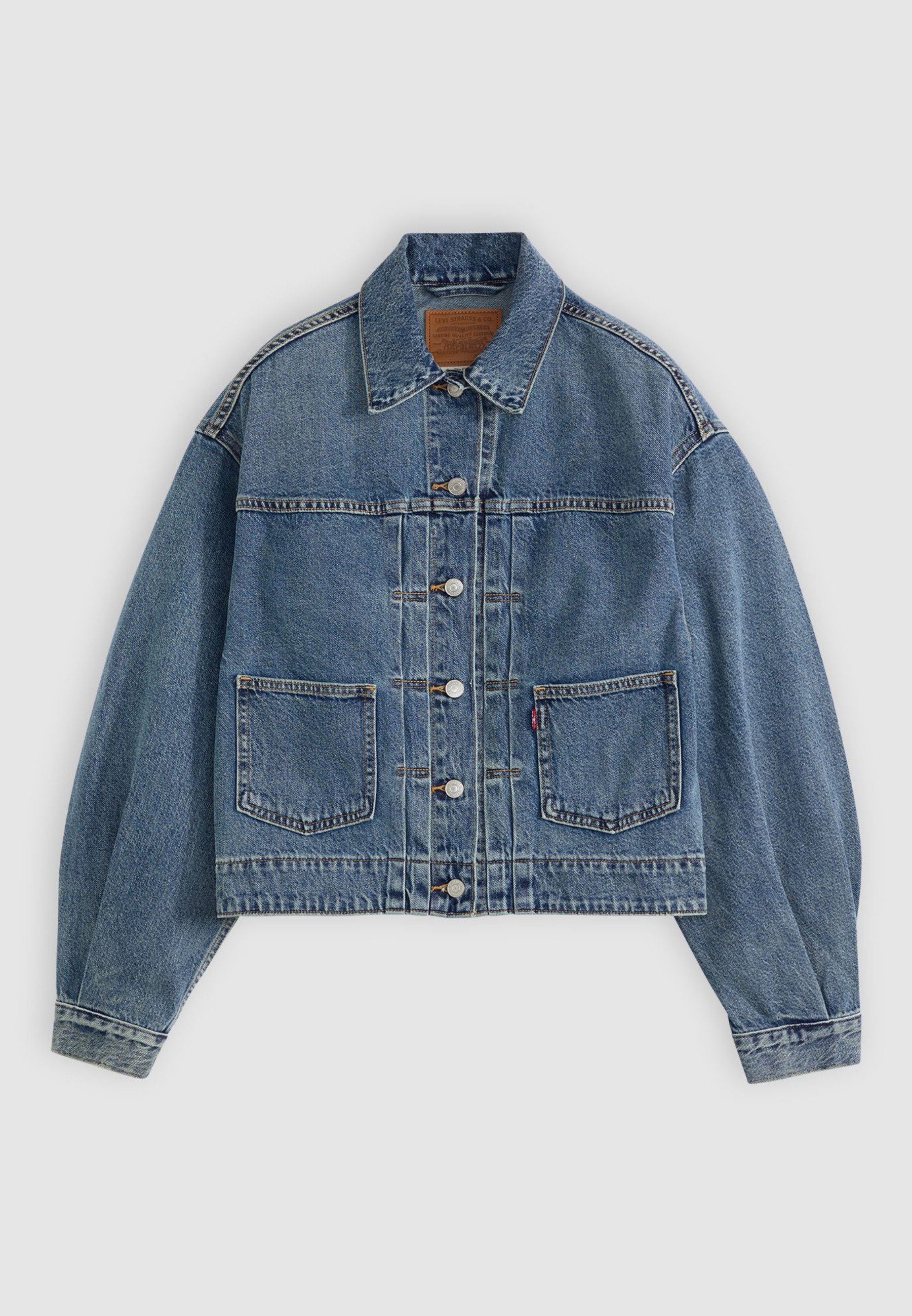 Levi's® BALLOON SLEEVE TRCKER - Denim jacket - missed my flight no