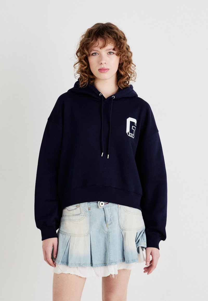 GAP ABBREV HOOD - Sudadera - navy