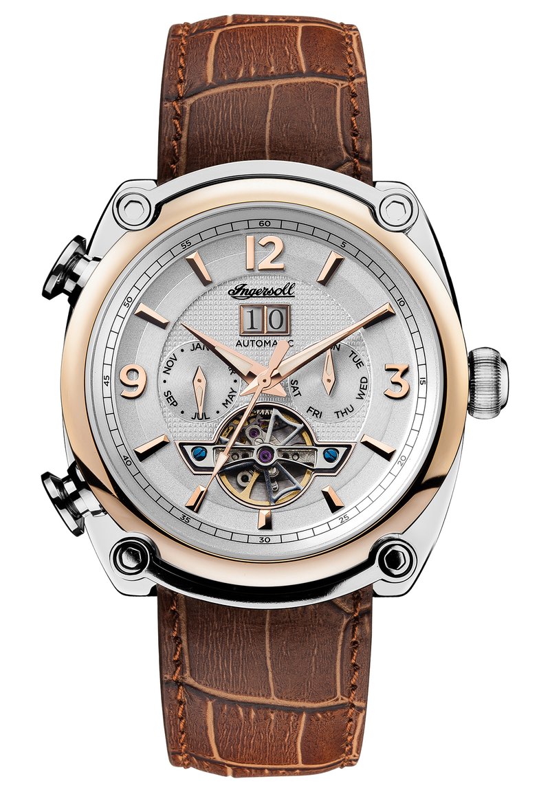 Ingersoll THE MICHIGAN AUTOMATIC Ure brown/flerfarvet Zalando.dk