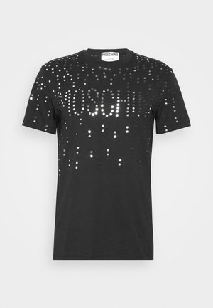 T-shirt med print - fantasy black