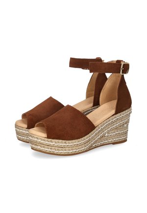 LOVA   - High heeled sandals - brown