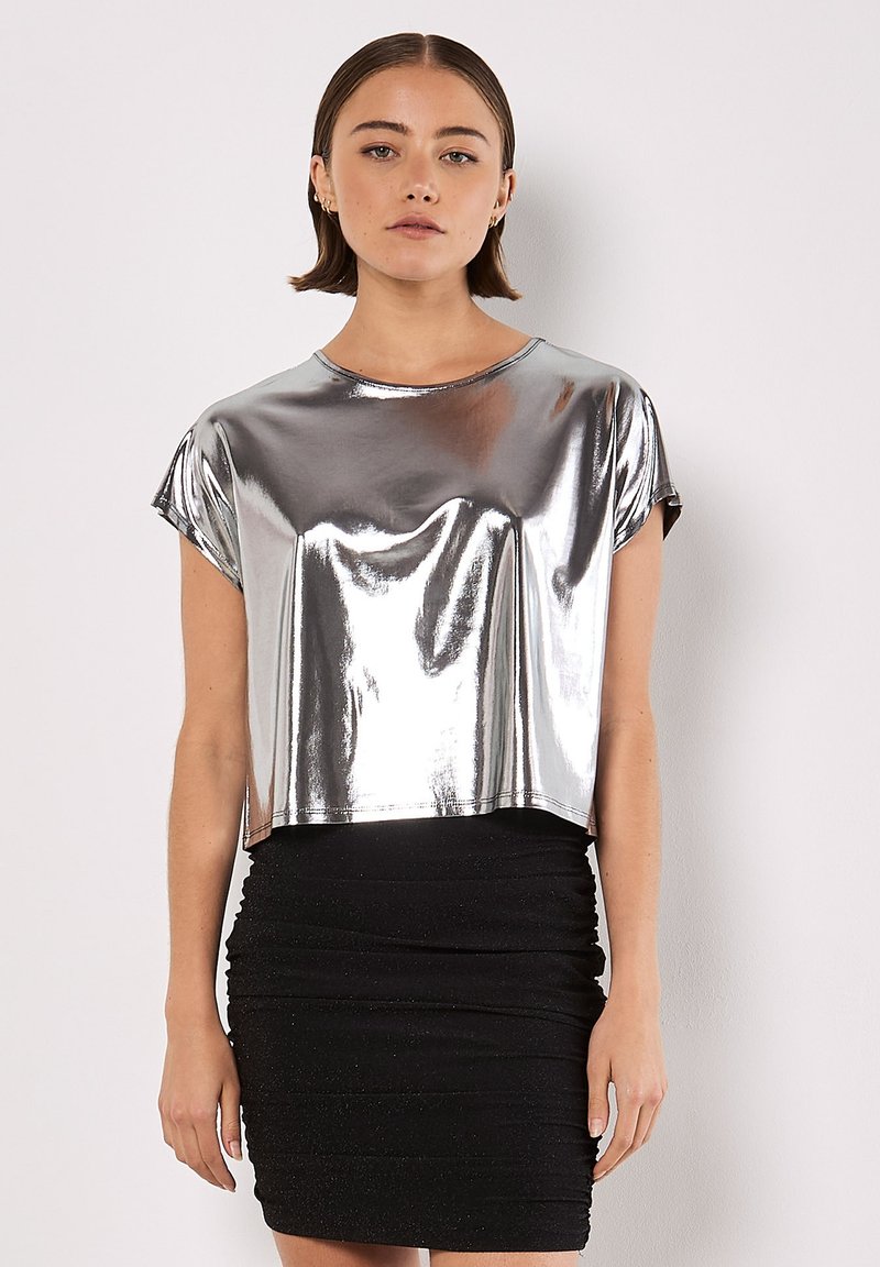 Apricot FOIL  - T-shirt basic - silver