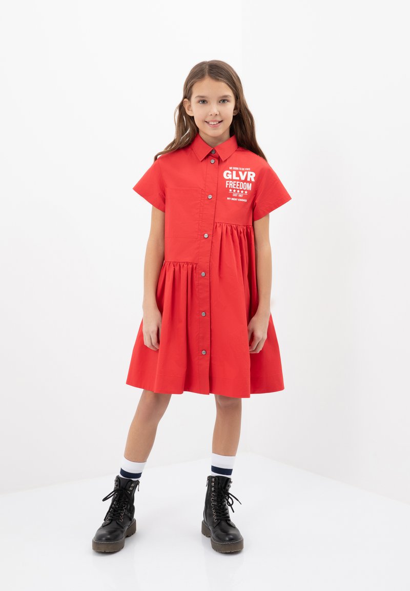 Kinder Freizeitkleider | Gulliver Blusenkleid red/rot - JD85965 Kinder Freizeitkleider | Gulliver Blusenkleid red/rot - JD85965