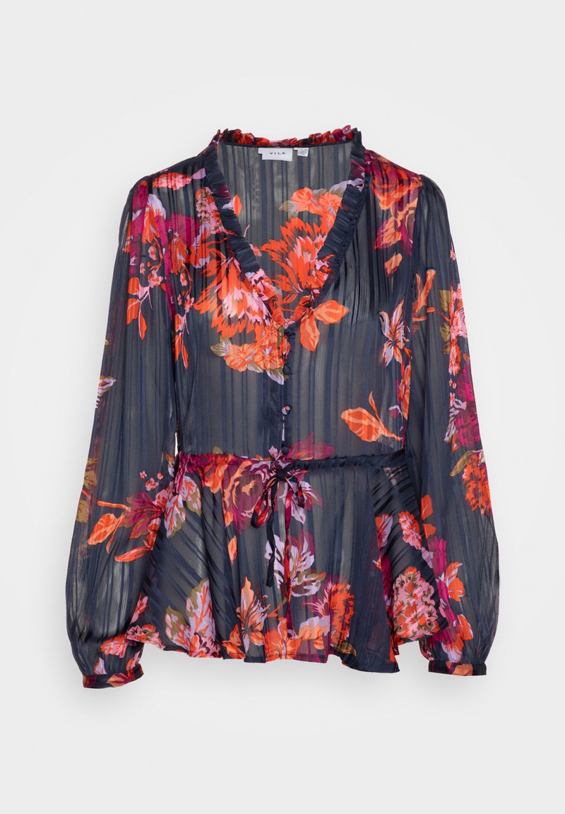 Vila Blouse donkerblauw Vila Blouse donkerblauw