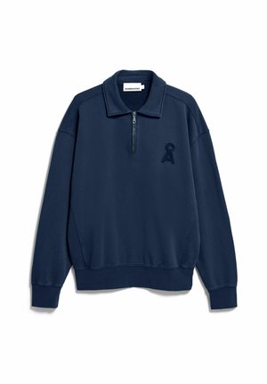 ARMEDANGELS, ICONIC Å GMT DYE - Sweatshirt - tinted navy washed