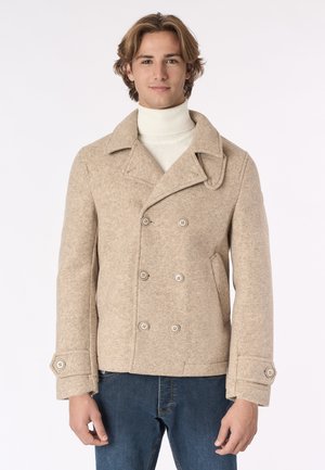 DOPPIOPETTO CON LOGO - Giacca da mezza stagione - beige