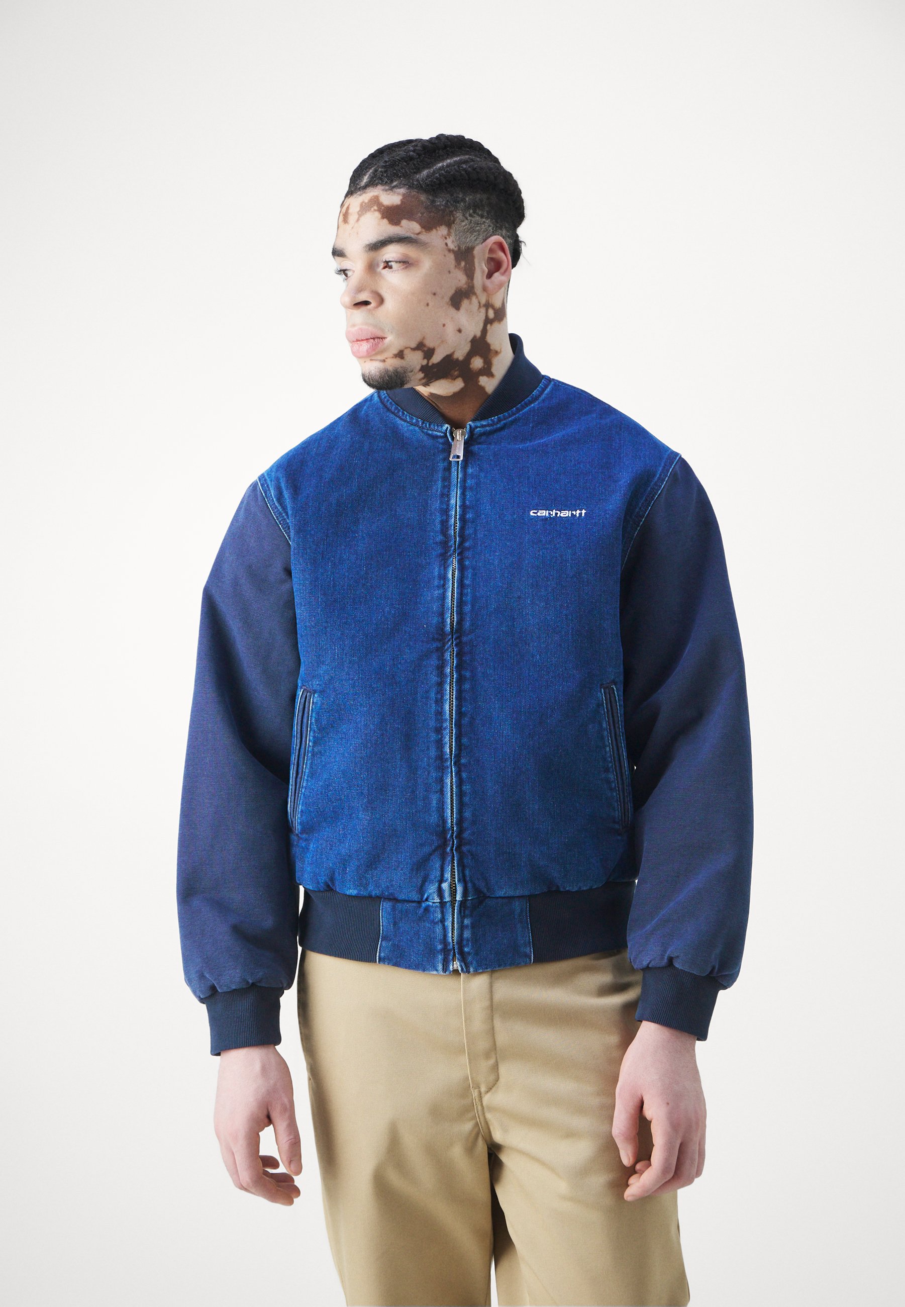 Carhartt WIP PAXON - Denim jacket - blue/dark navy/blue - Zalando