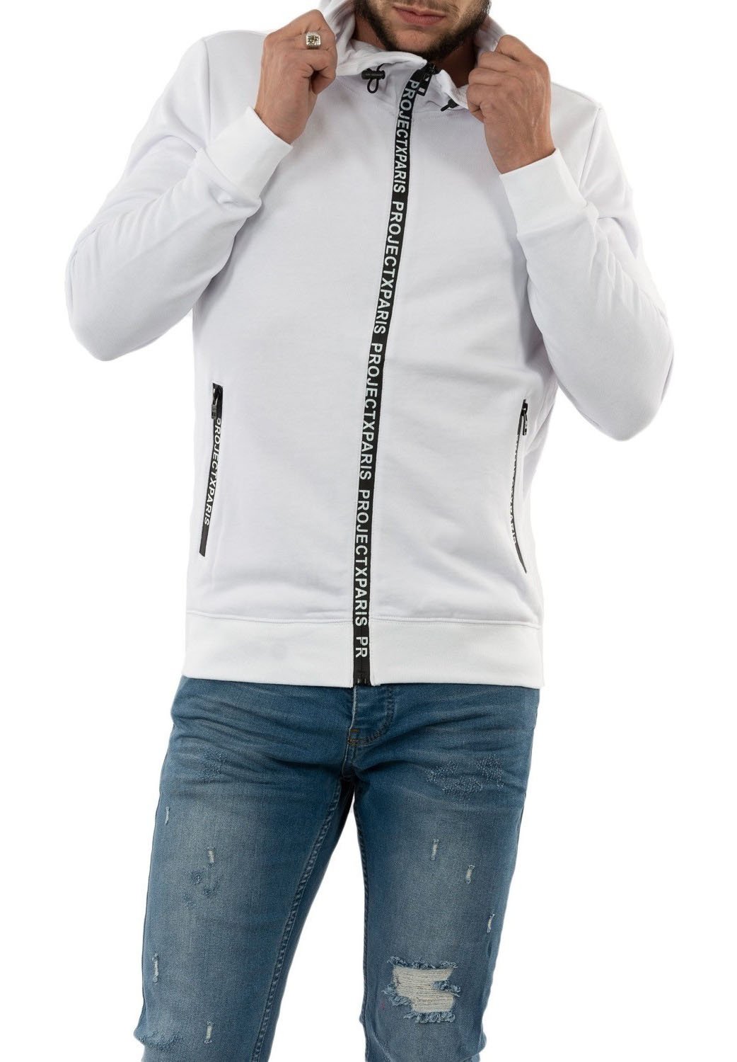 Project X Paris Sudadera con cremallera - blanc/blanco - Zalando.es