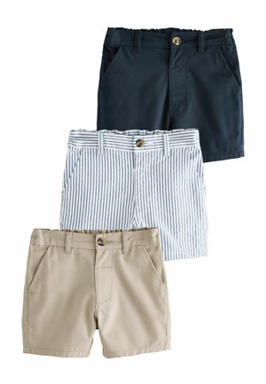 Next, REGULAR FIT - 3 PACK  - Lühikesed püksid - navy stone ticking stripe