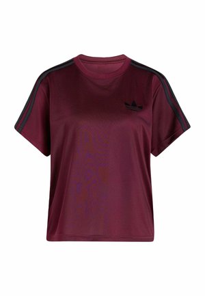 adidas Originals, FIREBIRD TEE - T-Shirt print - maroon   black