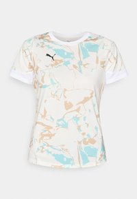 INDIVIDUALEARTH DAY - T-shirt till träning - white/light sand