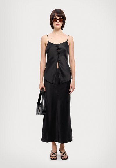 Holzweiler EMILIA BUTTON SKIRT - Velika suknja - black