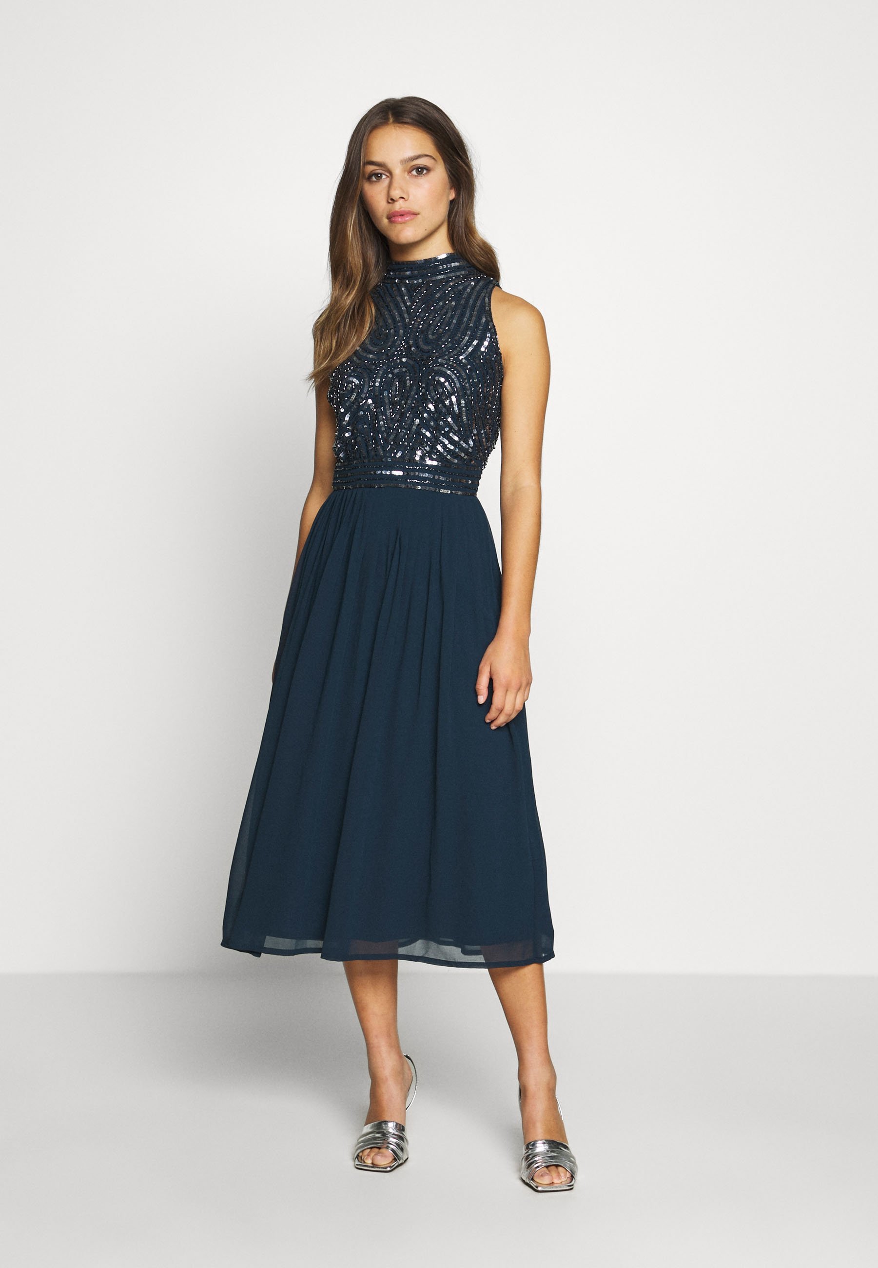 Lace \u0026 Beads Petite ANETE DRESS - Vestito elegante - navy/blu scuro -  Zalando.it