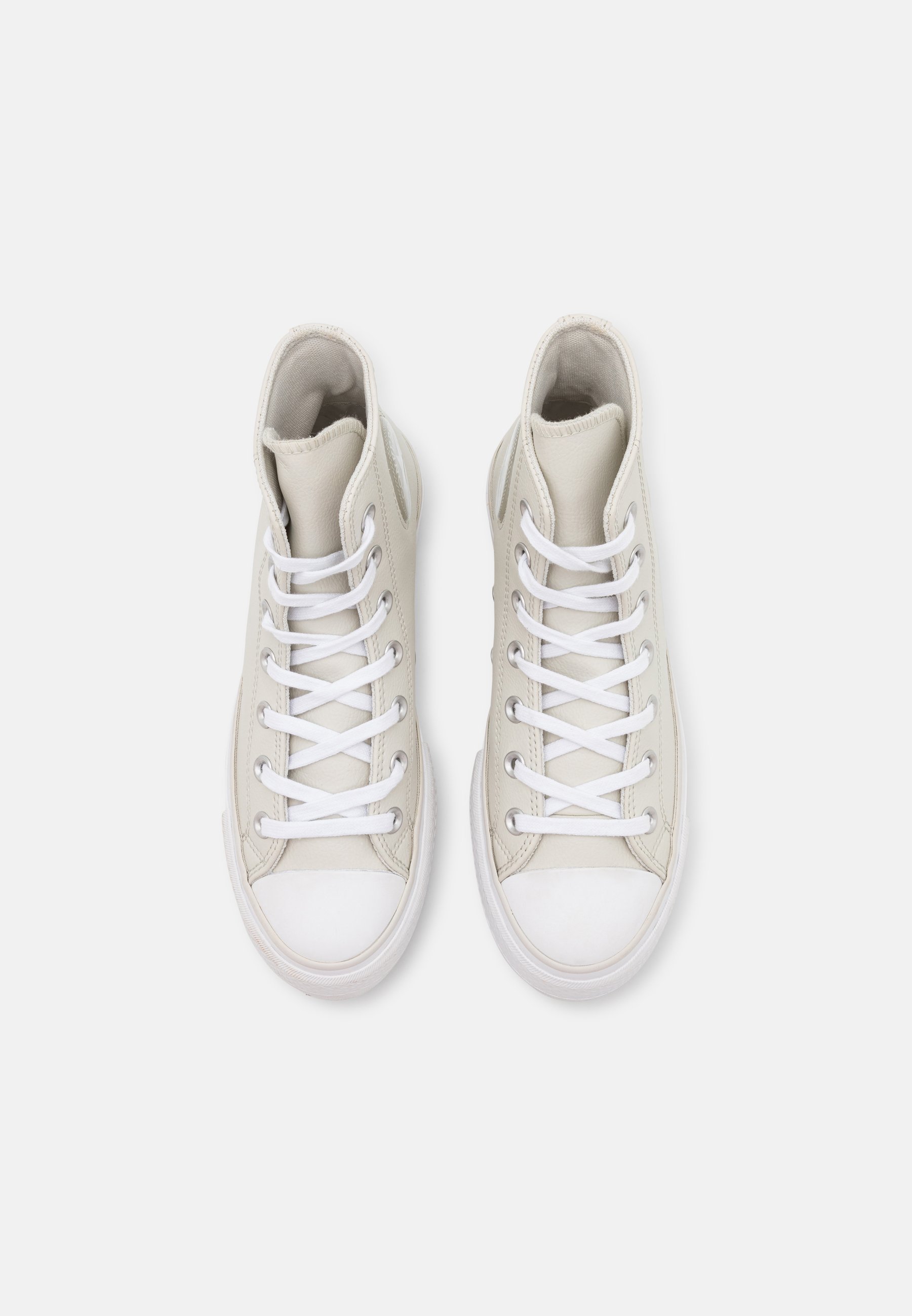 Converse CHUCK TAYLOR ALL STAR LIFT MILLENNIUM GLAM - Sneakers hoog - light  bone/light bone/white/beige - Zalando.be