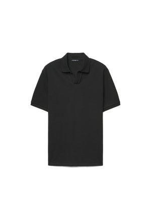 Calliope, T-SHIRT TINTA UNITA - Poloshirt - nero ultrablack