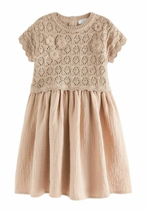 Next REGULAR FIT - Strickkleid - neutral