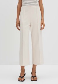 someday. - MID RISE WIDE FIT CROPPED - Trousers - natural glaze Thumbnail Image 1