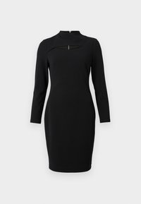 CUT OUT DRESS - Trikotaažkleit - black