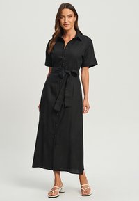 CALLI CHARLI - Haljina-majica - black
