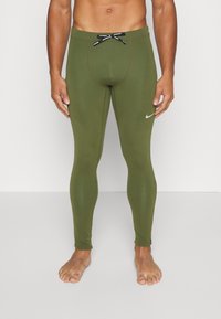 Nike Performance REPEL CHALLENGER - Calças de fato de treino - rough green/silver