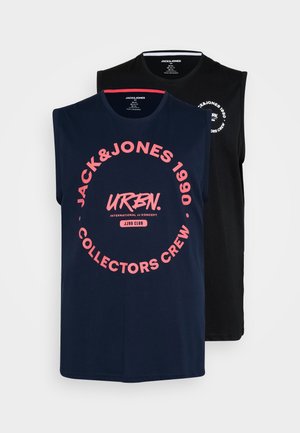 JJSIMON 2 PACK - Top - black/sky captain