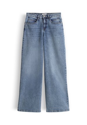 OPUS, MID RISE EXTRA WIDE - Wide Leg - mid joy blue