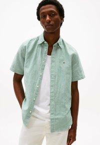 Tommy Hilfiger Overhemd - nouveau green optic white