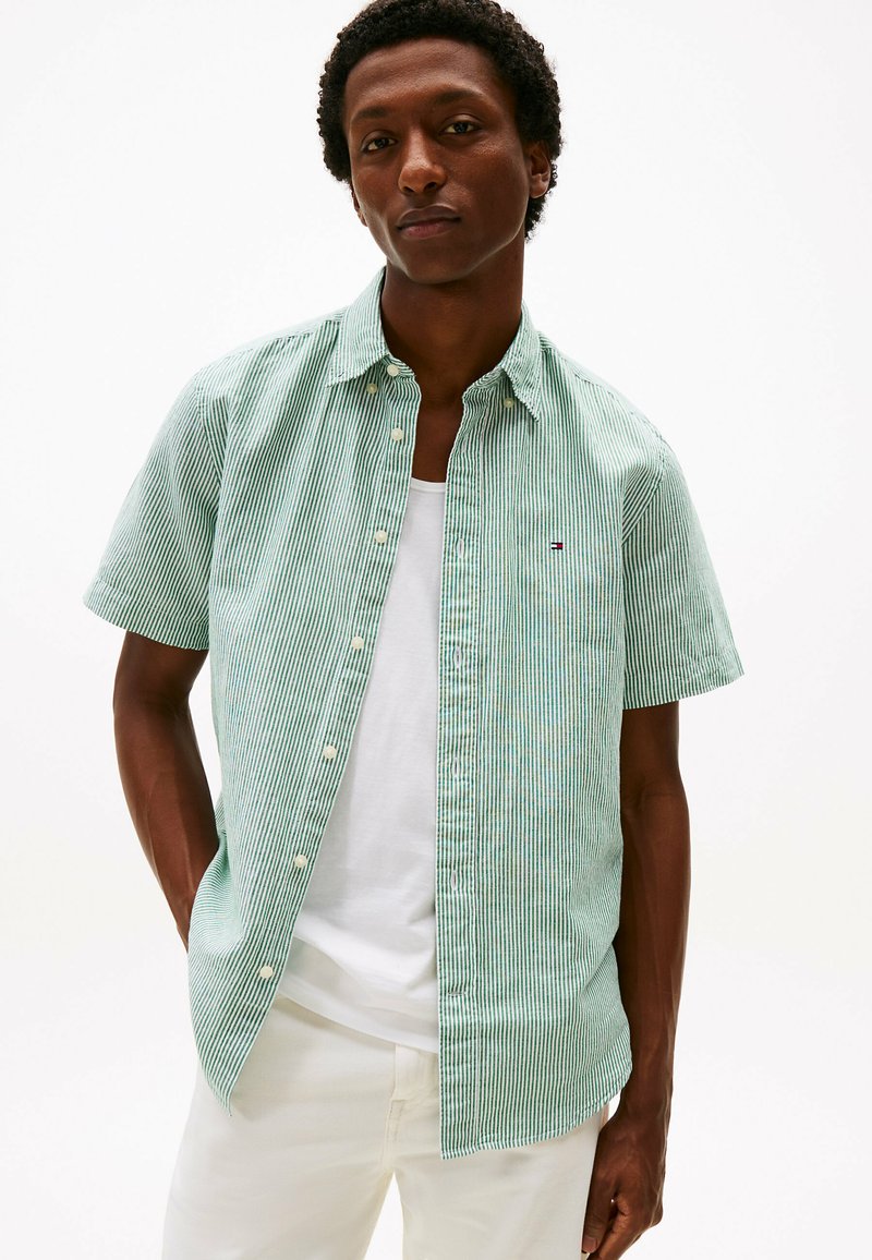Tommy Hilfiger Overhemd - nouveau green optic white