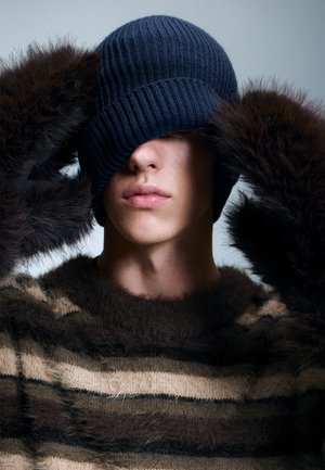 FOLD BEANIE UNISEX - Mütze - navy