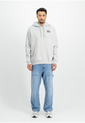 CAMO SLEEVE  - Kapucnis pulóver - pastel grey