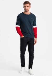 Ombre Sweatshirt - blue white red