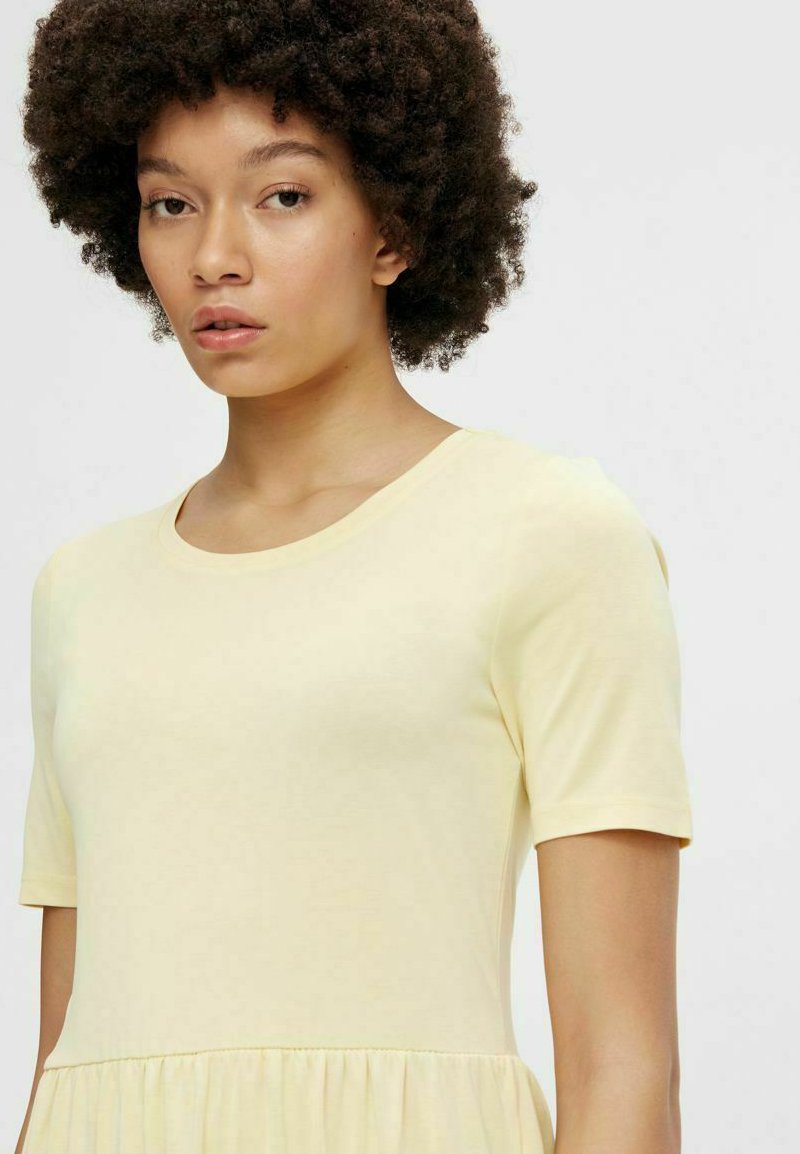 Damen Freizeitkleider | Pieces PCKAMALA Jerseykleid pale banana/hellgelb - FC73948 Damen Freizeitkleider | Pieces PCKAMALA Jerseykleid pale banana/hellgelb - FC73948