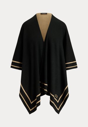 Lauren Ralph Lauren, JET SET PONCHO - Пелерина - black/camel