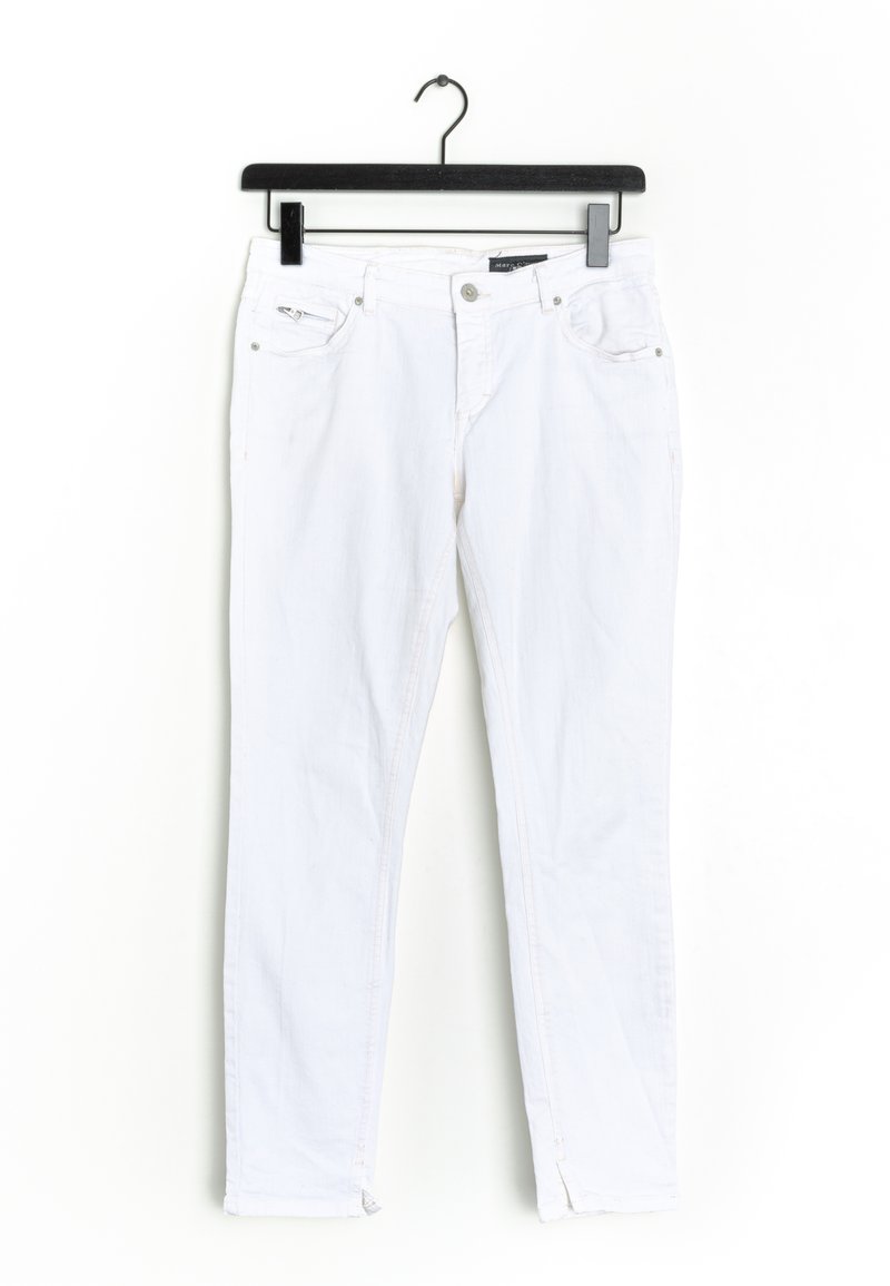 Marc O'Polo Jeans Slim Fit white/weiß (Preowned) Zalando.de