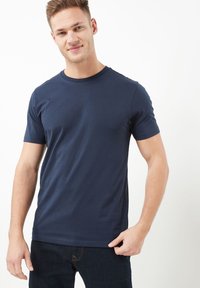 Next - T-Shirt basic - blue Thumbnail-Bild 1