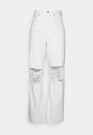 Dr.Denim ECHO HIGH STRAIGHT - Blugi drepți - white