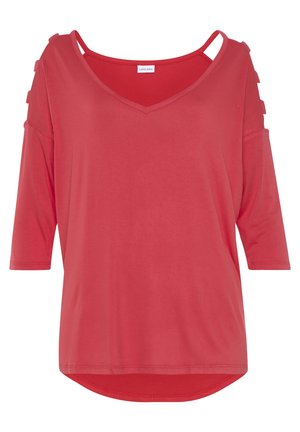 3/4-ARM - Langarmshirt - korallrot