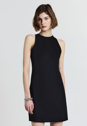 TUBINO CORTO - Vestito di maglina - ultrablack