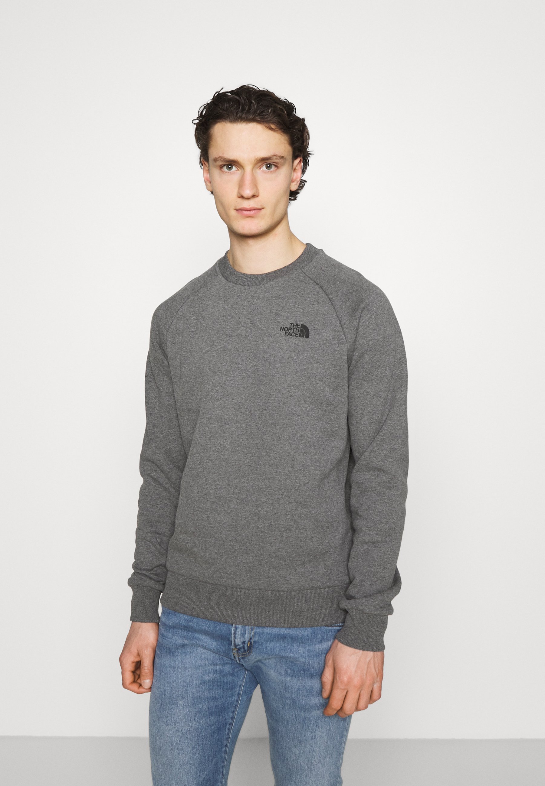 the north face raglan redbox moletom com capuz grey