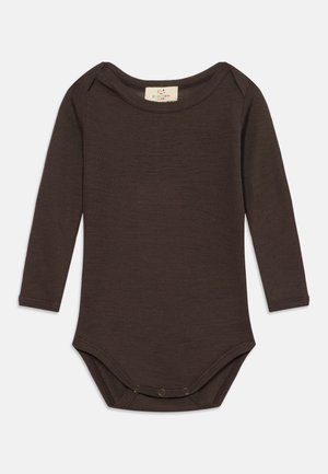 Copenhagen Colors, MERINO LIGHT KNITTED BODYSTOCKING - Боди - dk brown