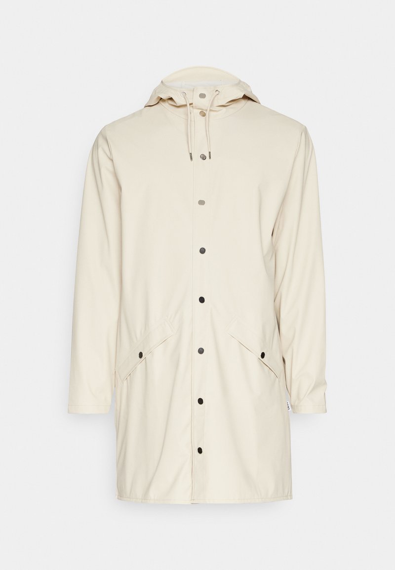 Rains Regenjacke / wasserabweisende Jacke beige-meliert
