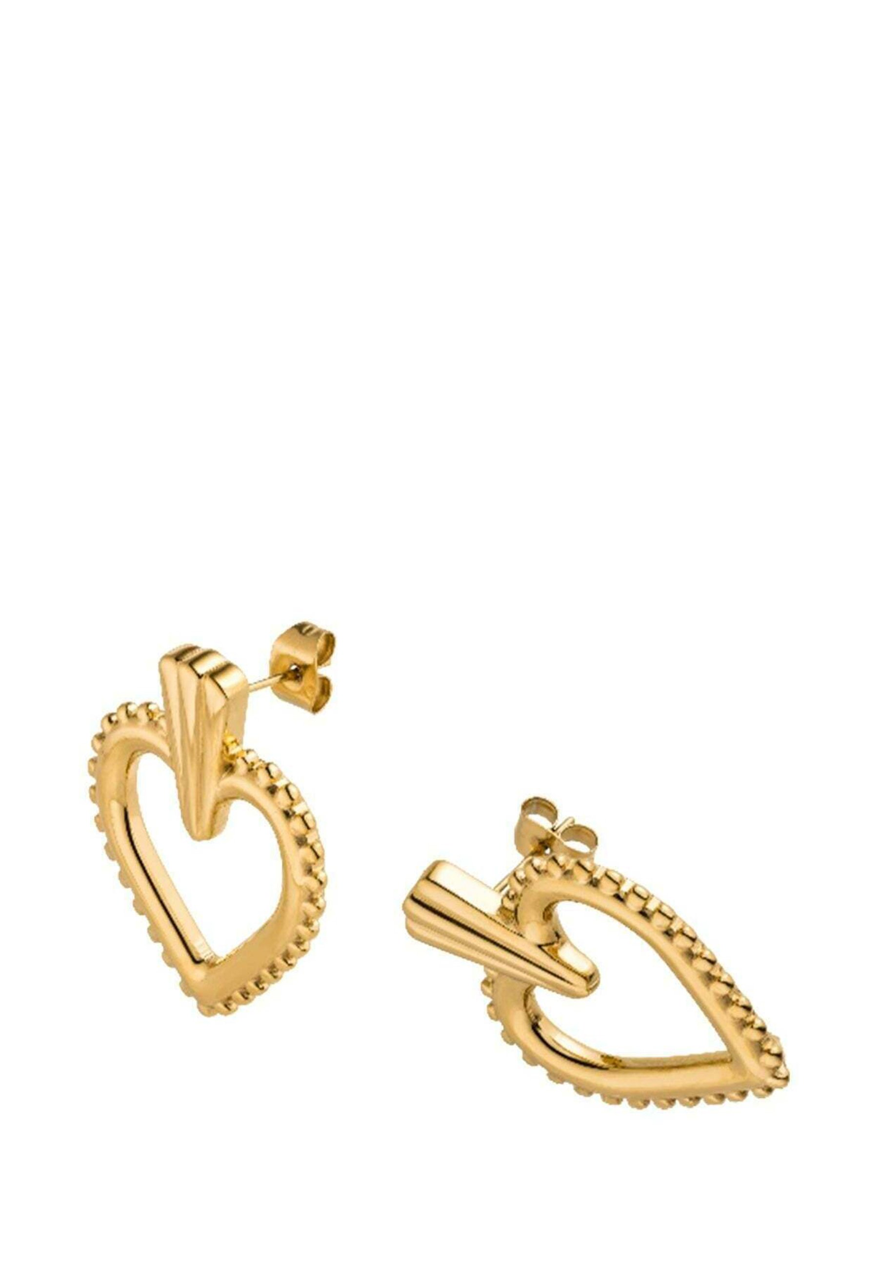 PURELEI DARLING HEART - Earrings - gold-coloured - Zalando