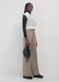 Calliope PALAZZO - Pantaloni - fango