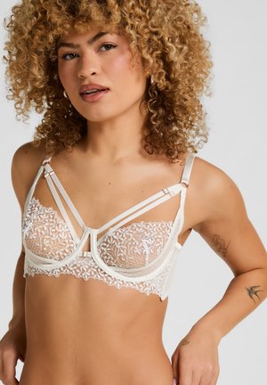 KRISTINA NON-PADDED LONGLINE - Beugel BH - white