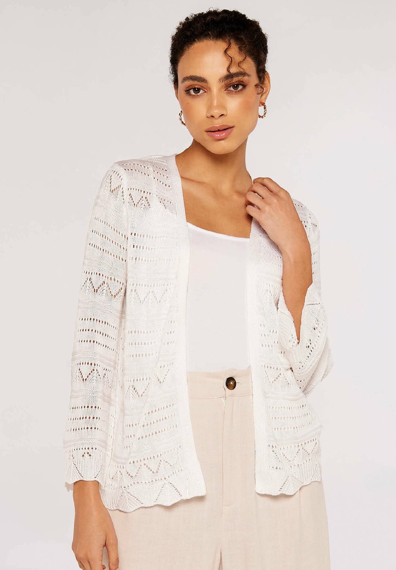 Apricot POINTELLE PATTERNED Gilet cream/blanc ZALANDO.FR