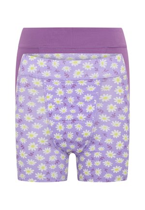Modibodi, TEEN SUPER FLOW SLEEP SHORT PERIOD PANTY 2 PACK DREAMY DAISY PURPLE - Pyjama bottoms - dreamy daisy purple