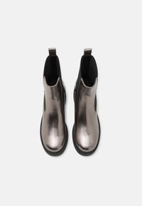 Even&Odd Wide Fit Botines con plataforma - gunmetal