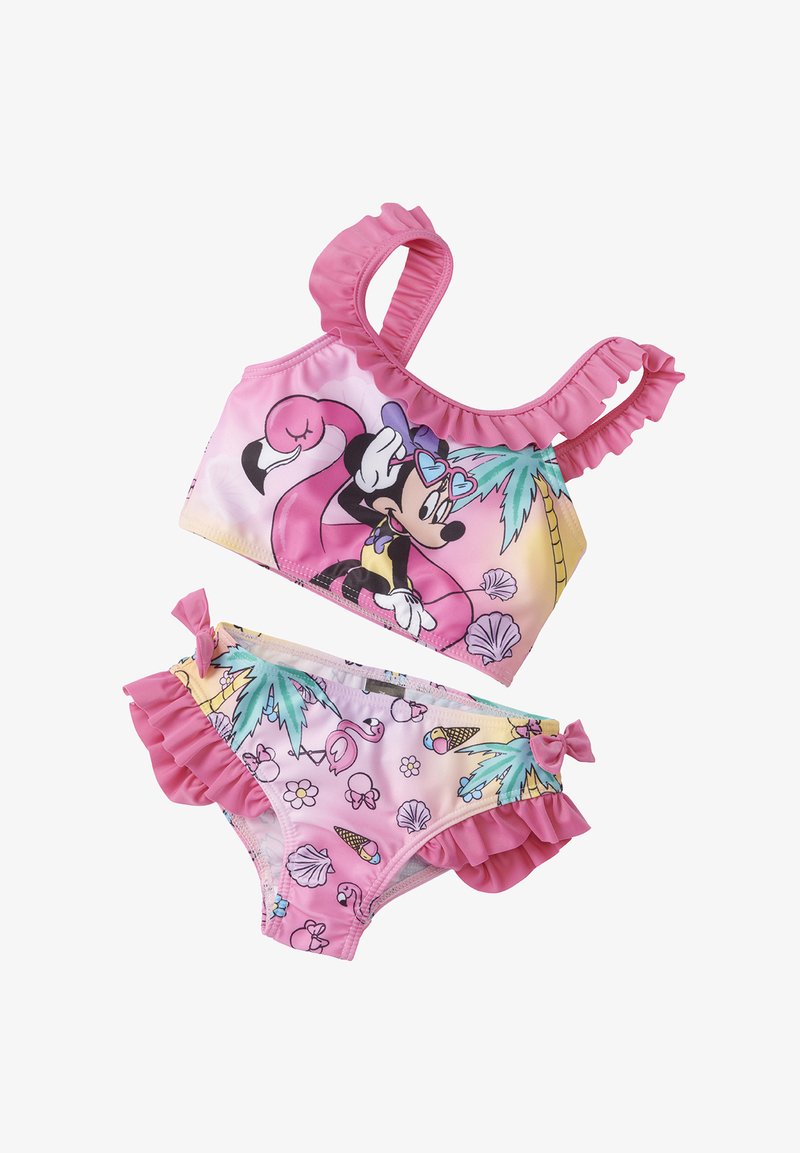 Disney MINNIE MOUSE MIT RÜSCHEN ZWEITEILER - Bikini - pink
