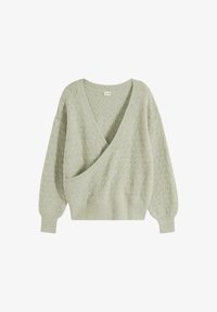 bonprix MIT GLITZER Pullover green/vert